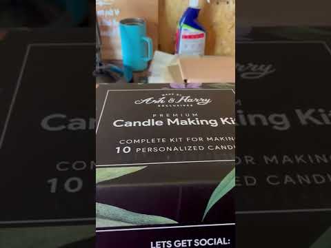 Ash & Harry Candle Making Kit Unboxing 